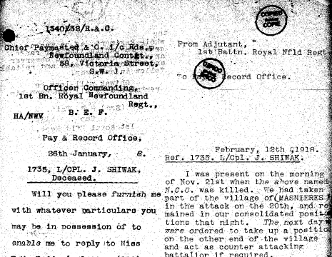 REPORT - JOHN SHIWAK